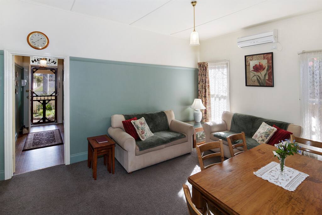 A large lounge room provides plenty of space for family activities
