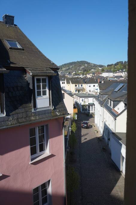 Blick aus dem Schlafzimmer