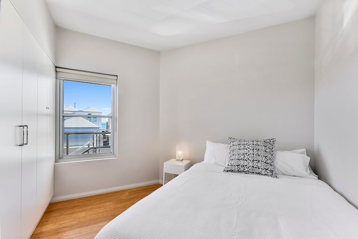 Queen size bed 
in 2nd bedroom