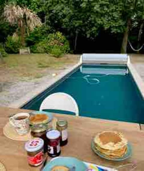 Home + pool 30min beaches