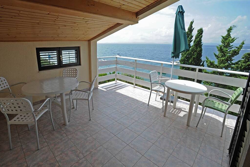 Terrace with sea view