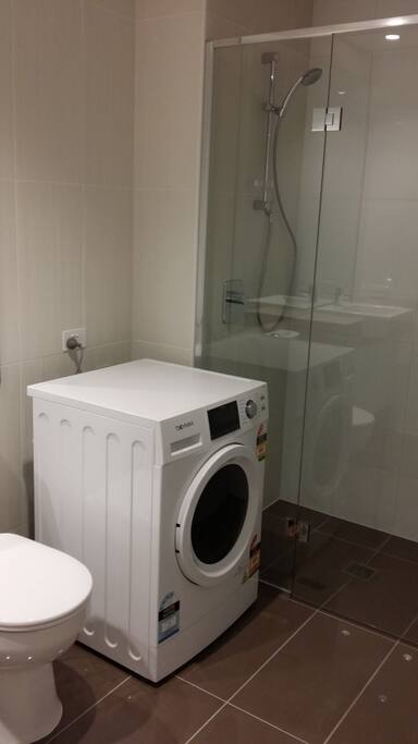 Bathroom with W/M with Dryer