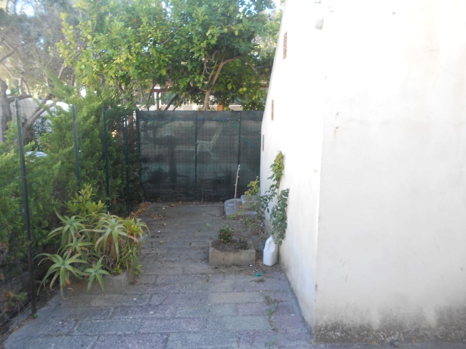 Un cortile esclusivo