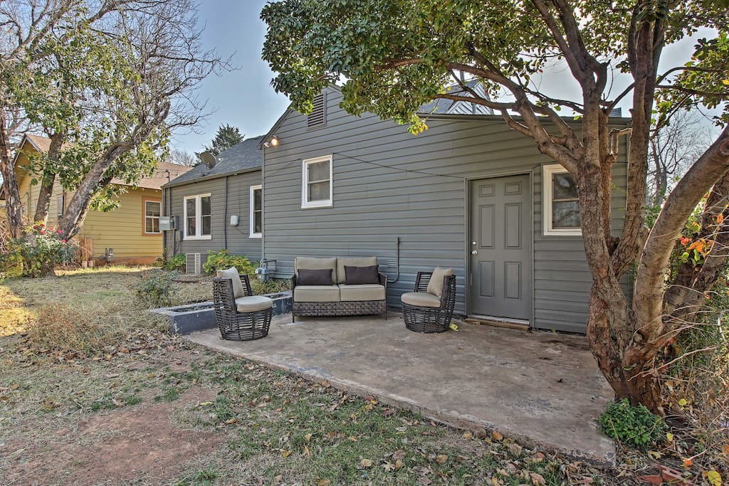 You and your loved ones will love spending time in the large, fenced yard with furnished patio.