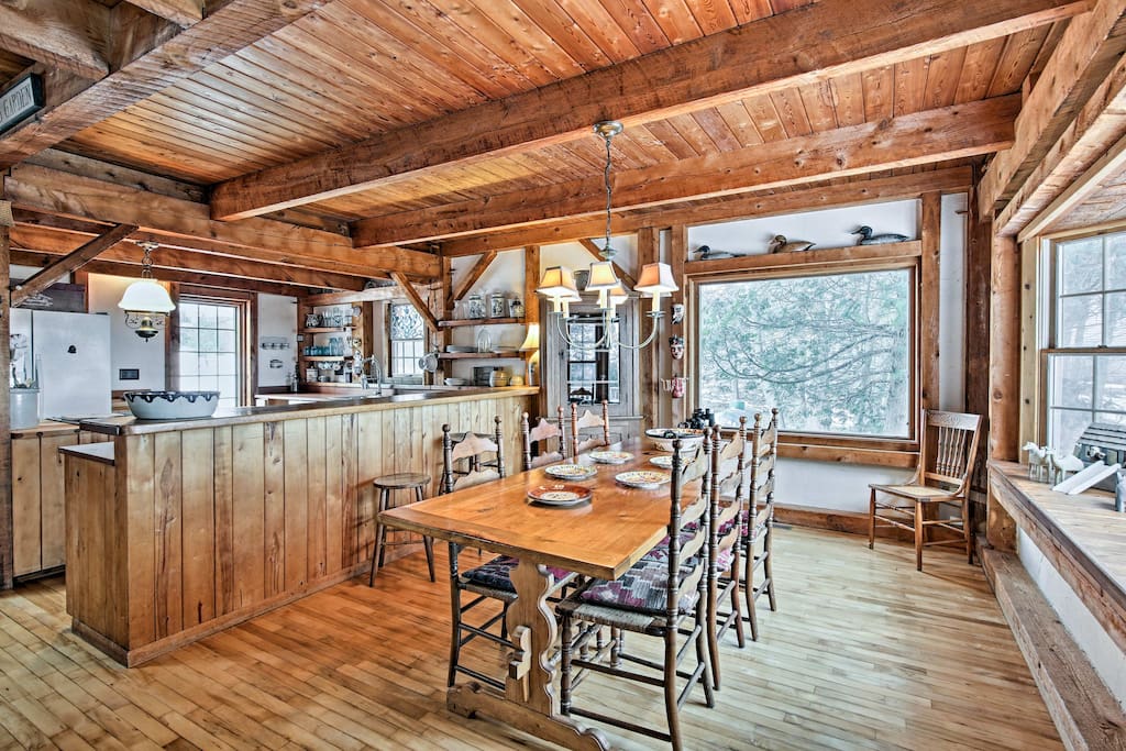 This custom-build barn home beautifully captures the natural charm and character of Door County.