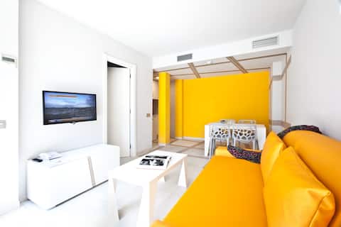Top Airbnb: Apartment 1 bedroom in Playa den Bossa Ryans Ibiza en Eivissa