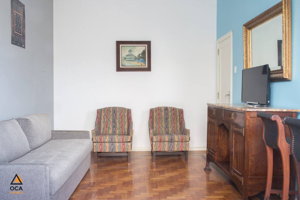 Living room with sofabed