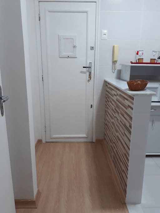 Entrada do apartamento
