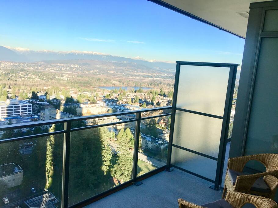 Fantastic mountain and lake view from your patio