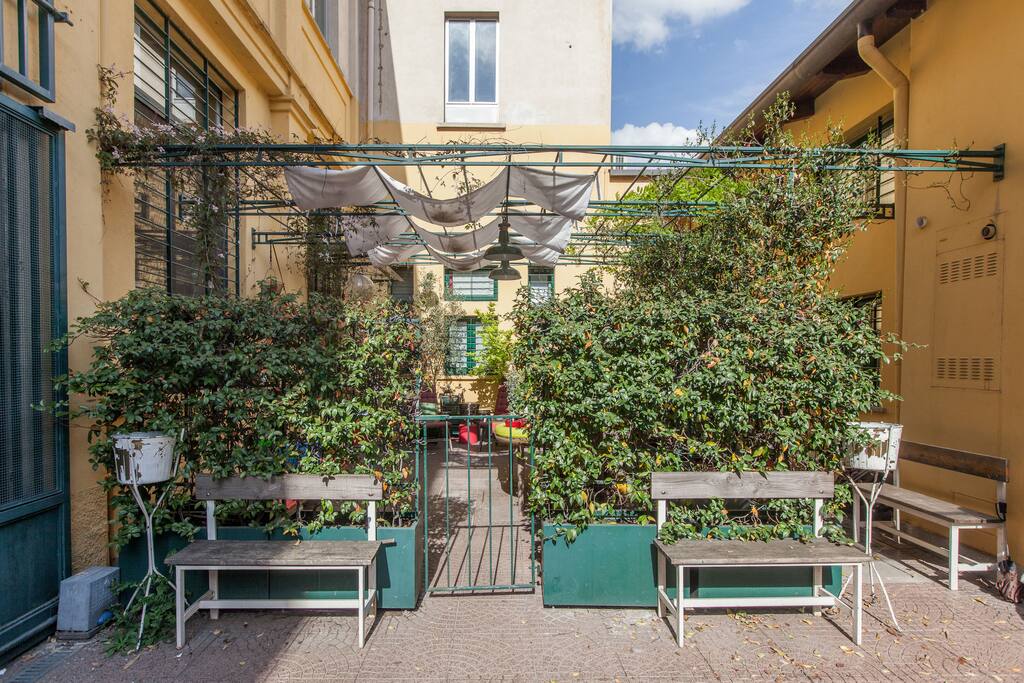 entrance of our private courtyard