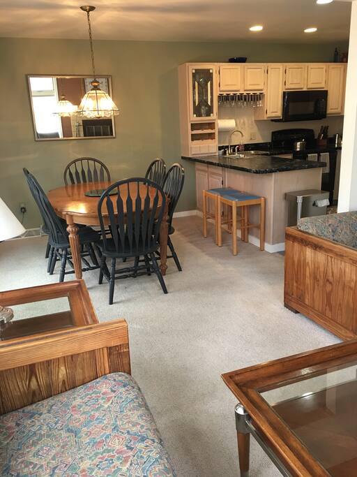 Dining Room has seats for up to 15
