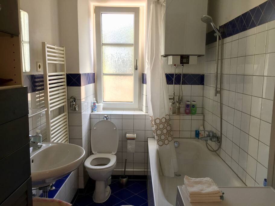 you will share the bathroom with us