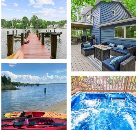 Blue Heron Retreat-Water views-hot tub-dock-kayaks