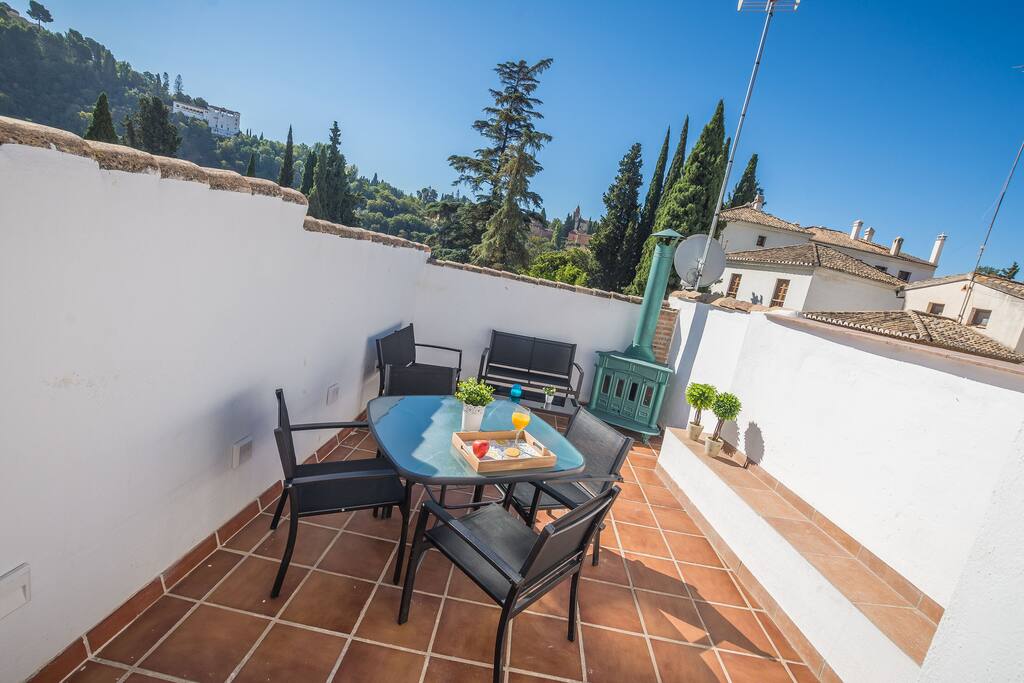 Terraza con vistas