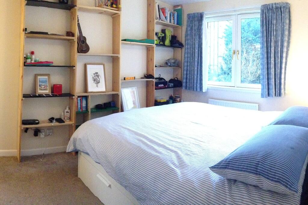 Main super king size double bed with amazing memory foam spring mattress and en-suite bathroom