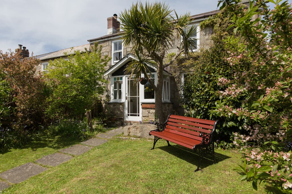 A good sized front garden