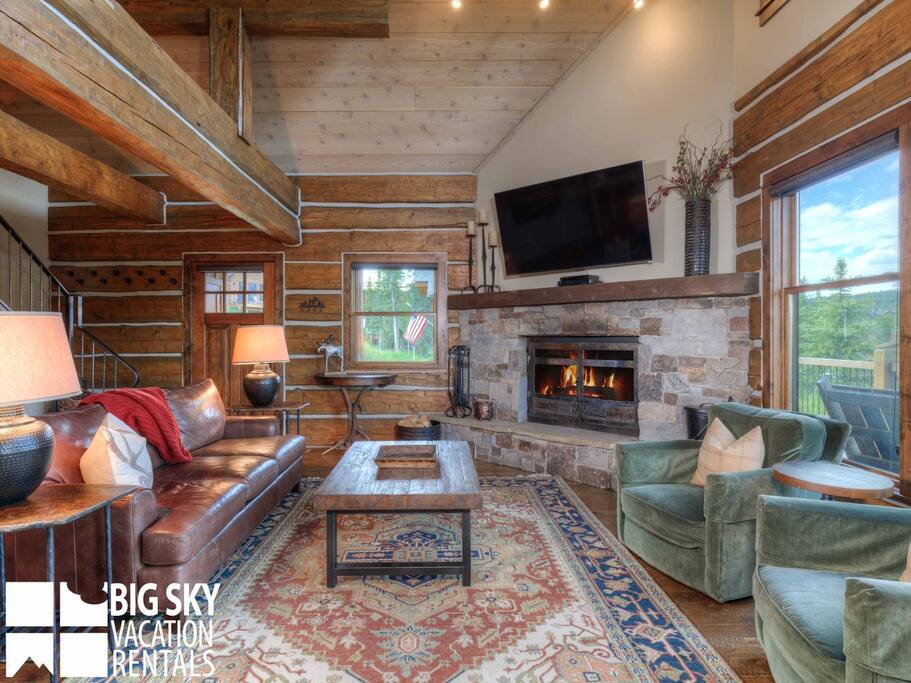 Big Sky Resort, Powder Ridge Oglala 12, Living, 3