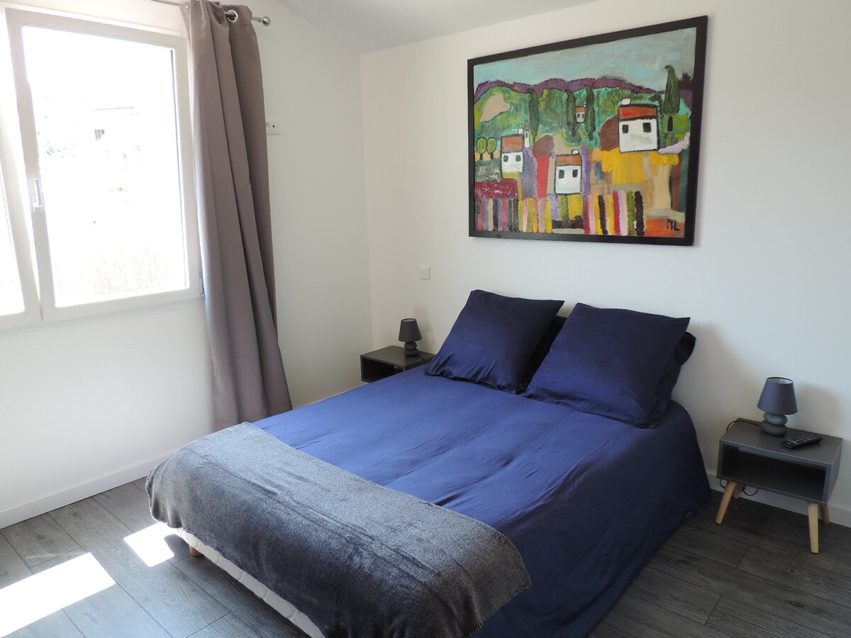 Annonce Airbnb populaire: Studio Prive Villeneuve Quiet pool à Villeneuve Lès Avignon