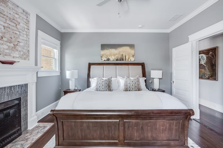 Second bedroom with 56 inch smart TV