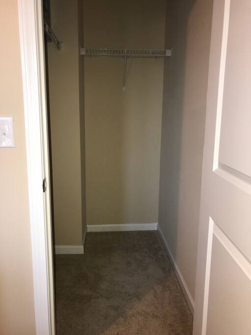 Plenty of Closet Space in the Guest Room