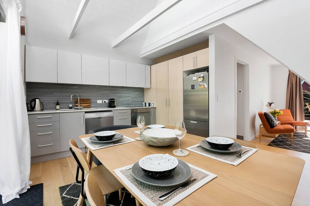 Dining Area + Kitchen