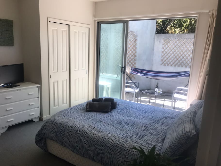 Queen Bedroom with private courtyard