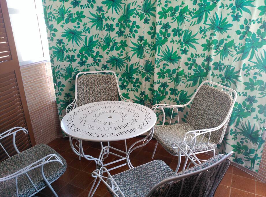 Agradable terraza