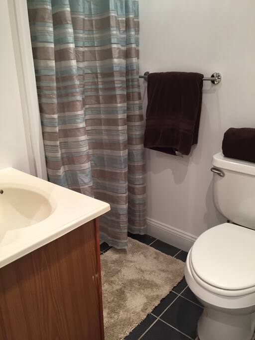bathroom with stand up shower