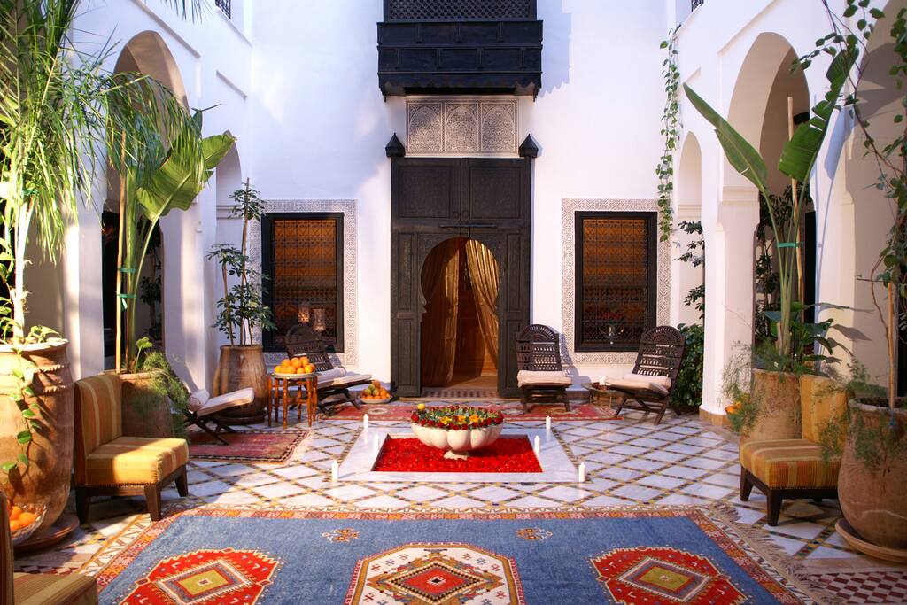 Le patio.