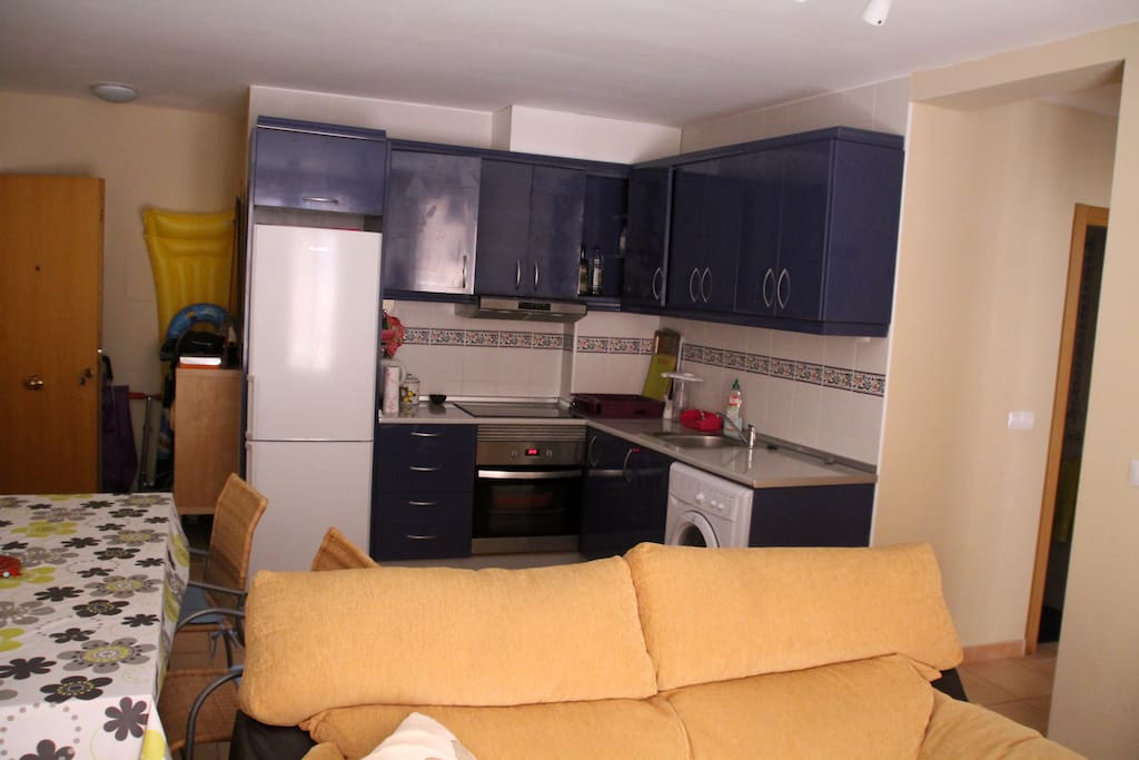 Living with kitchen