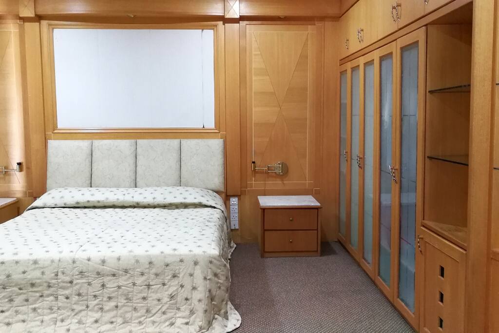 Master bedroom with bathroom attached