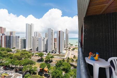 Flat 2 quartos (rooms). Conforto!