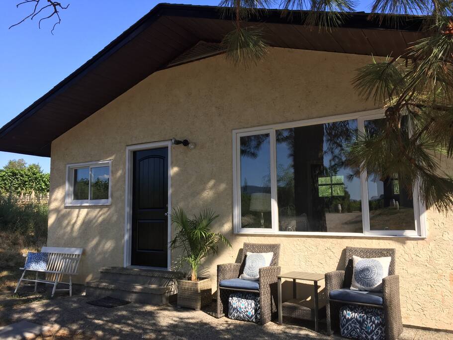 Front exterior of cottage