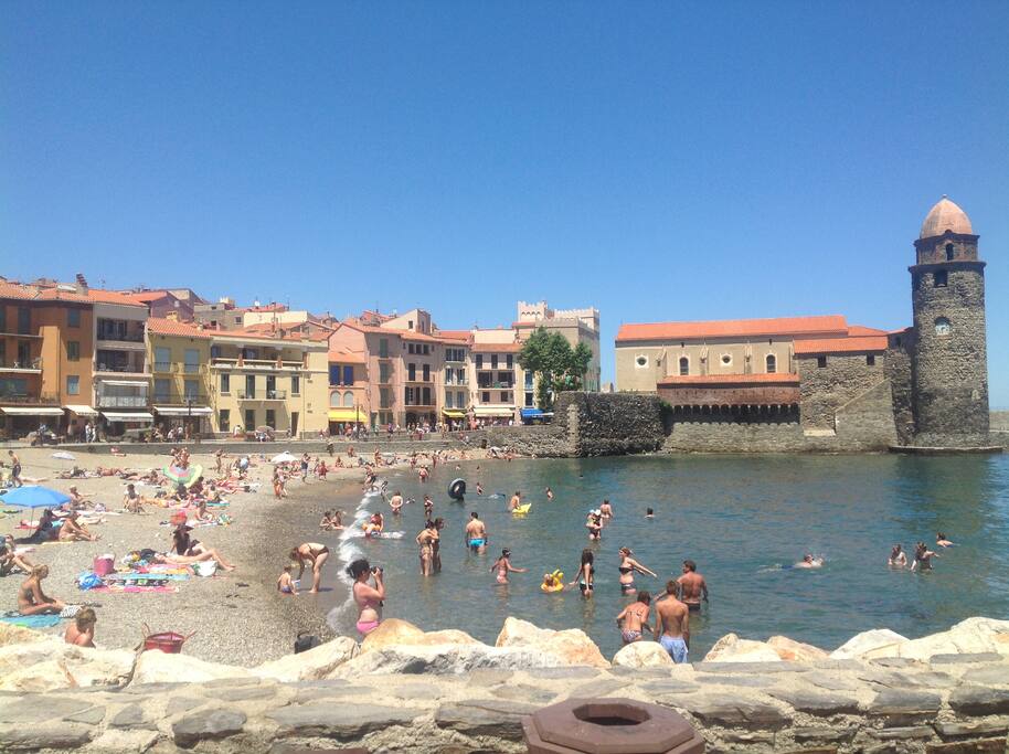Beach Boramar in Summer, just around the corner 20 meters from the house