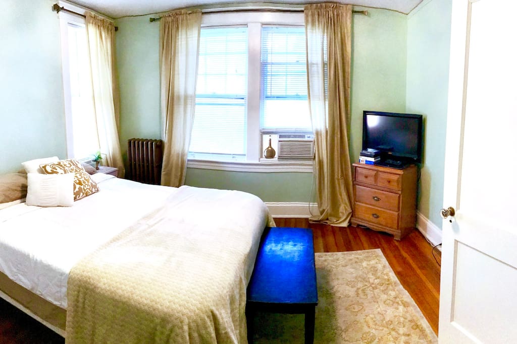TV with BluRay player and dvds to choose from! (More downstairs!)
