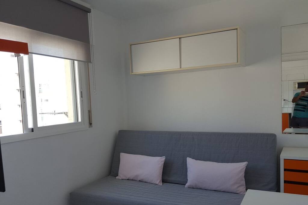 salon-dormitorio