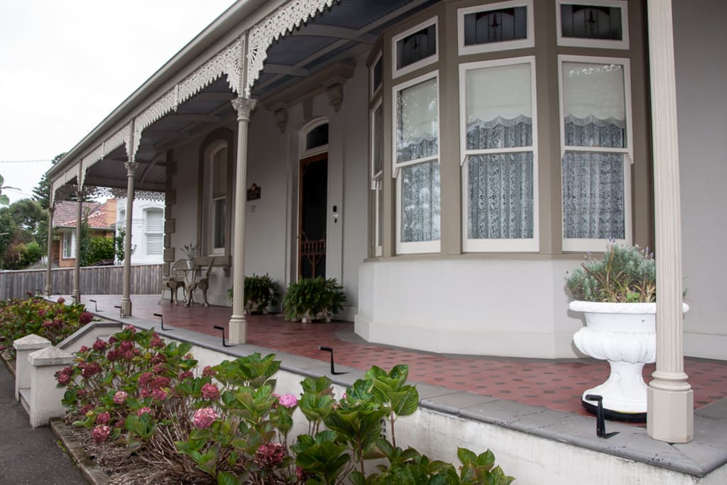 View of front verandah.