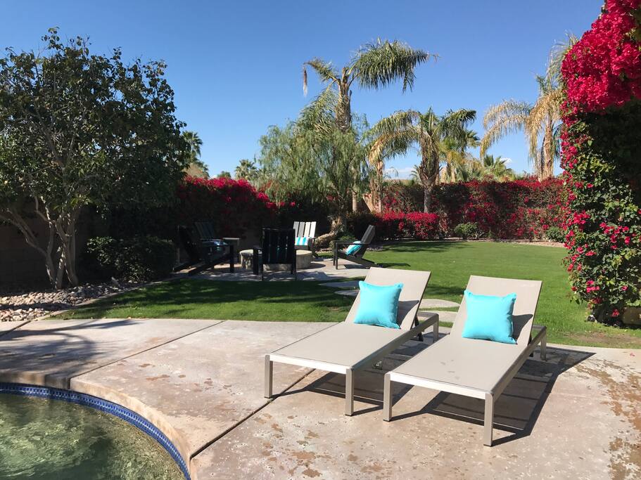 Lounge chairs to relax