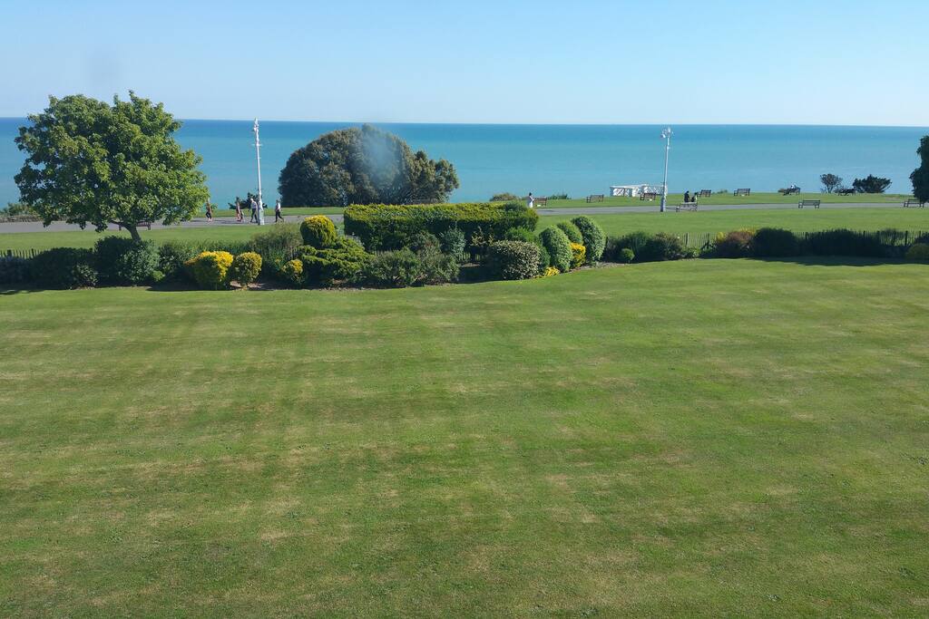 View from the centre bay window