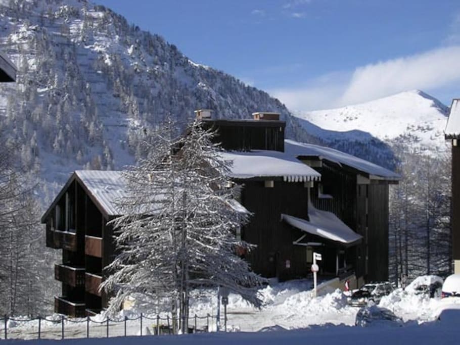 Studio 5Pers. skis aux pieds Hameau Isola 2000 - 아이솔라(Isola)의 아파트에서 살아보기, Provence-Alpes-Côte dAzur, 프랑스