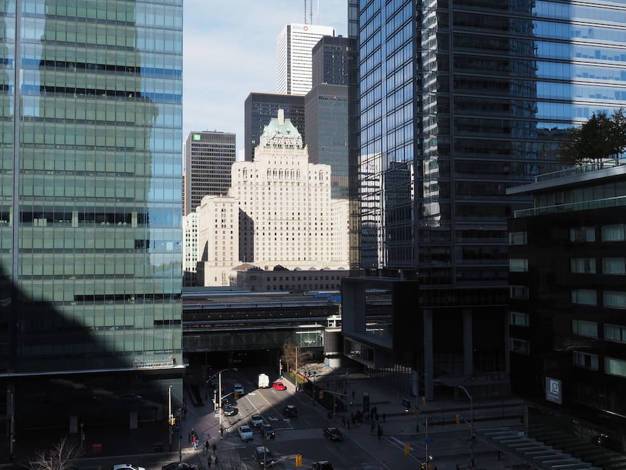 north view from the balcony