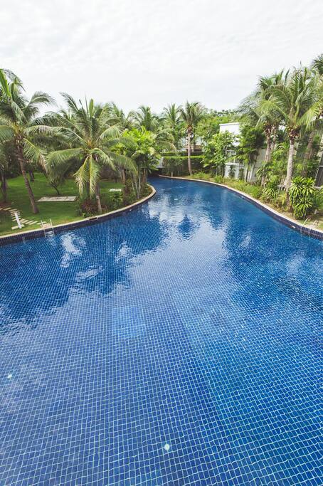 The view from terrace.