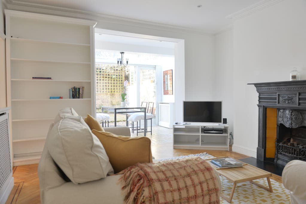 Living room and conservatory