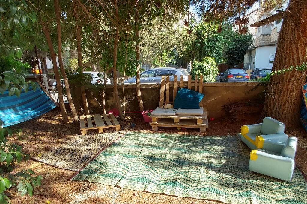 huge outdoor area, for relaxing and having a laugh!