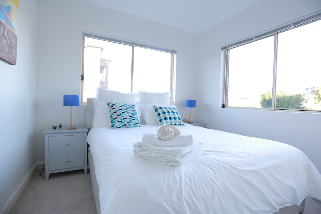 Queen Bed with Built in Robe