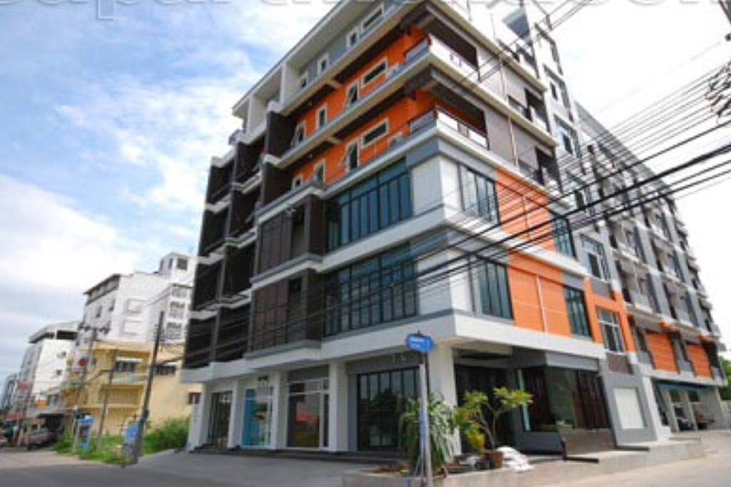 New apartment building