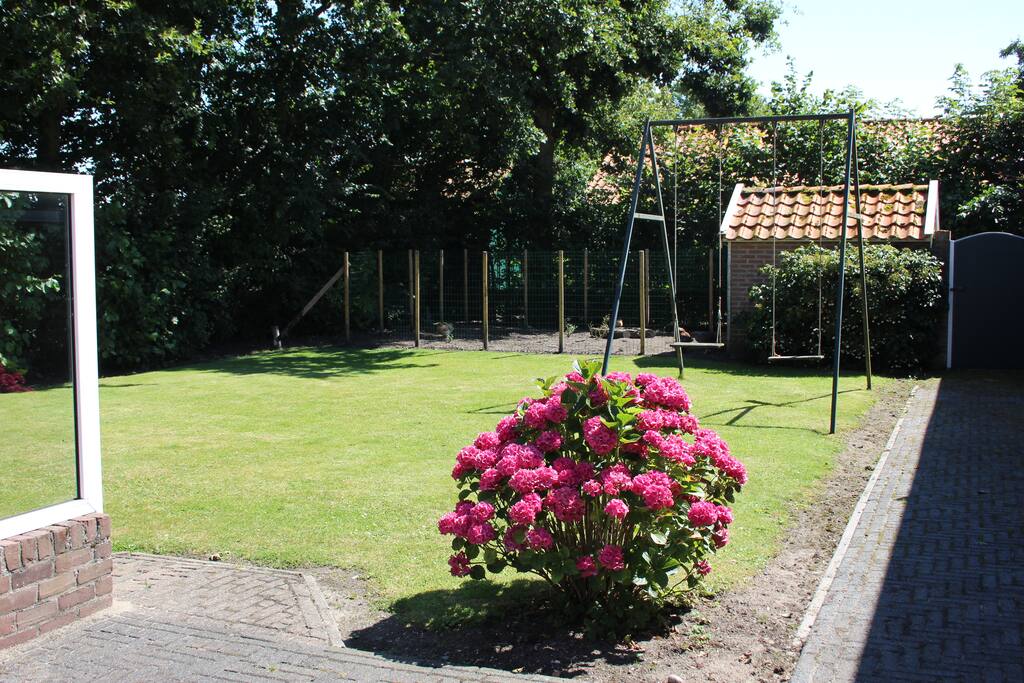 Grasveld + schommel