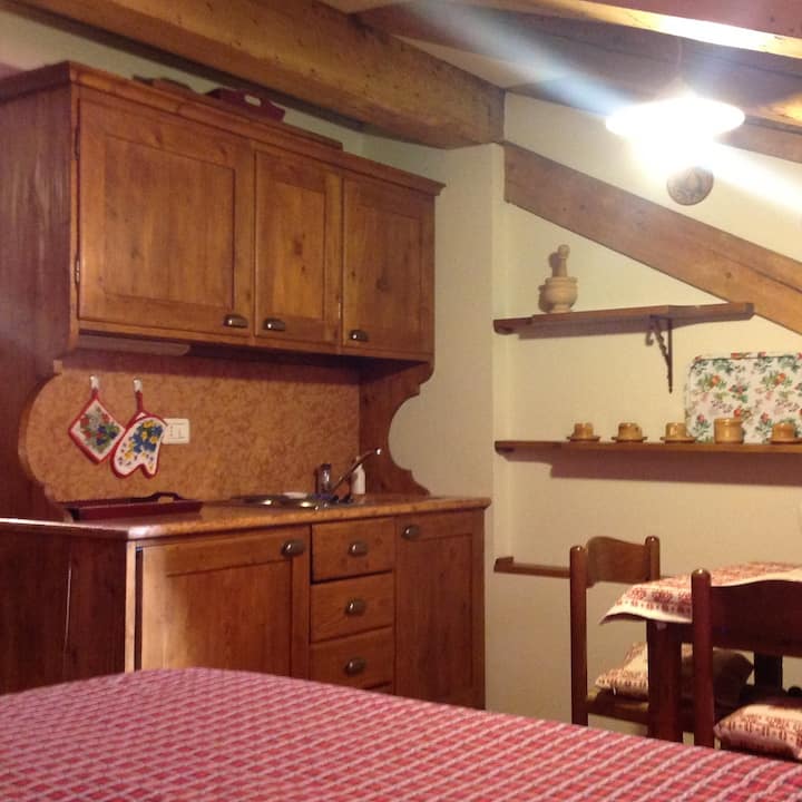 Mansarda 2 Letti Carezza. - Vigo di Fassa