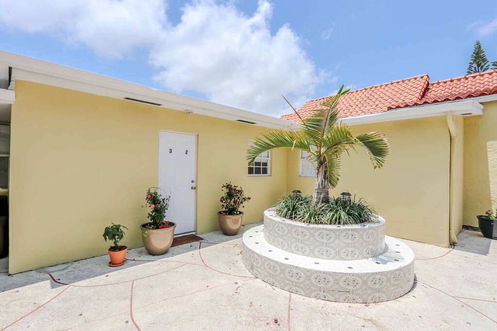 Private entrance to your studio