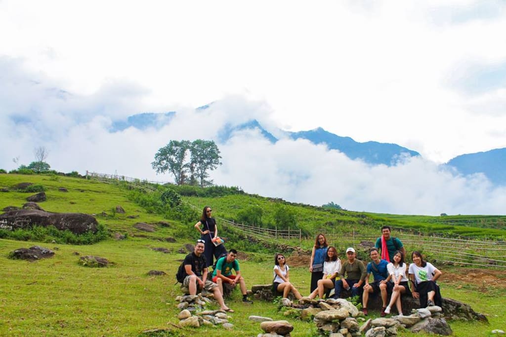 We're proud to say camping area which is next to the family house is one of the best location to catch sunrise and sunset, moreover, a fascinating milky way in Sapa at night.